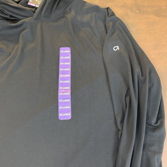 GAP Fit Men's Long Sleeve Moisture Wicking Reflective Logo Active Hoodie XXL - Picture 5 of 10